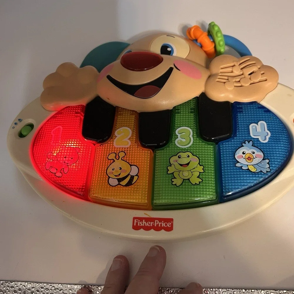 Fisher Price Laugh & Learn Puppy's Piano English & Spanish / Tested Works
